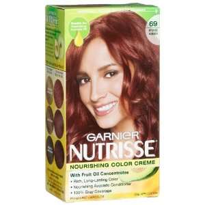  Garnier Nutrisse Hair Color #69 Intense Brown: Health 