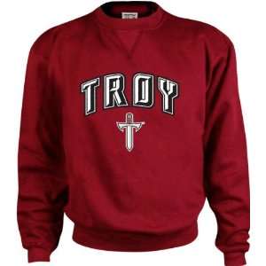 Troy Trojans Kids/Youth Perennial Crewneck Sweatshirt