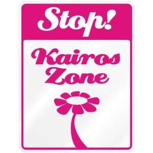    New  Stop  Kairos Zone  Parking Sign Name