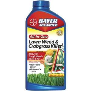  Bayer Advanced All In One Lawn Weed and Crabgrass Killer 