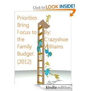Priorities Bring Focus to the Family Budget (2012): Crazyshoe Williams 