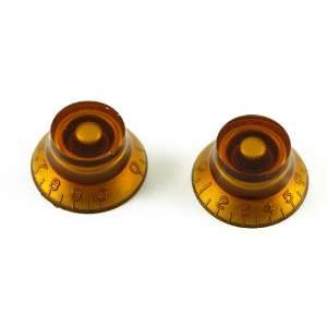  METRIC BELL KNOB AMBER (SET OF 2) Musical Instruments