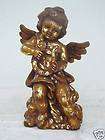 New 6 1/2 Ft. Gold Winged Angel Home Lawn Decor Statue  