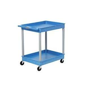  LUXOR Tray Shelf Carts   Red Industrial & Scientific