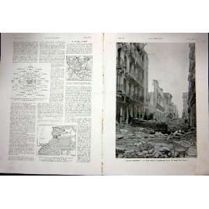  Madrid Bomb Bulgaria Map Military French Print 1937: Home 