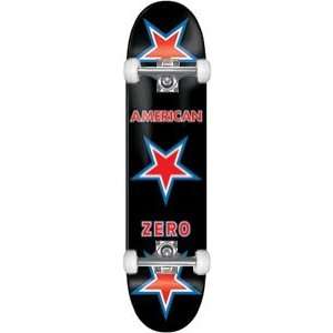  Zero American Zero Complete Skateboard 7.75 Raw Trucks 