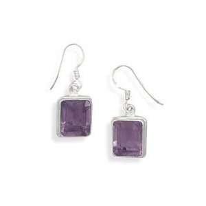  Amethyst French Wire Earrings Jewelry