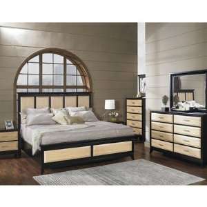   91 Insignia Bedroom Set in Natural Maple and Merlot: Kitchen & Dining
