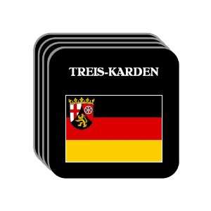   (Rheinland Pfalz)   TREIS KARDEN Set of 4 Mini Mousepad Coasters