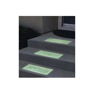   OF 4 OUTDOOR NO SLIP GLOW IN THE DARK STAIR TREADS: Everything Else
