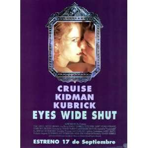   Spanish 27x40 Treva Etienne Tom Cruise Nicole Kidman