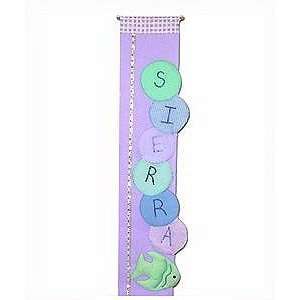  Fish Personalized Fabric Growth Chart Baby