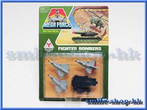 Kenner 1989s MEGA FORCE TRIAX ARMY FIGHTER BOMBERS  