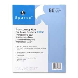    Sparco Laser Transparency Film 50 sheets #01853: Electronics