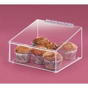    Mil 10x10x5 1/2 Clear Acrylic Countertop Food Bin: Kitchen & Dining