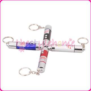 Electric Shock Laser Pointer Joke Gag Toy w/ keychain and batteries 