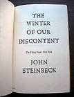 The Winter of our Discontent By John Steinbeck 1961
