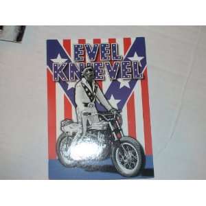    Vintage Collectible Postcard  Evel Knievel 