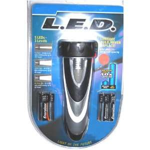  DORCY Dynamic Flashlight 5 LED Blinking Light Lamp: Sports 