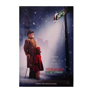  MIRACLE ON 34th STREET (REMAKE) (STYLE B) Movie Poster: Home & Kitchen