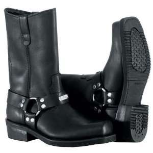  River Road Traditional Square Toe Harness Motorcycle Boots 