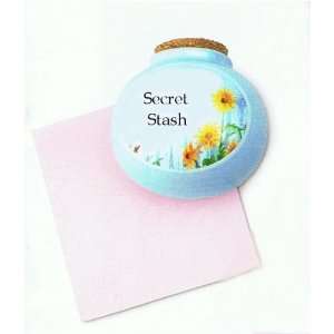    Ceramic Trinket Magnet Jar Secret Stash