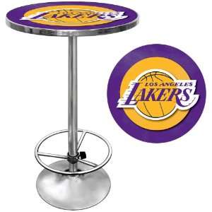  Los Angeles Lakers NBA Chrome Pub Table: Sports & Outdoors