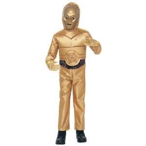   : Deluxe Kids C 3PO Costume   Child Star Wars Costumes: Toys & Games