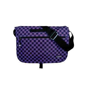    Yak Pak Basic Shoulder Bag   Purple/Black Checker Toys & Games