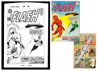 Carmine Infantino The Flash #131 Rare Large Production Art Cover 