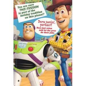Greeting Card Christmas Toy Story You Are Sure This Mission Is Part 