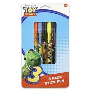  Pen 5 Pack Stick Toy Story 3 Case Pack 48: Office Products