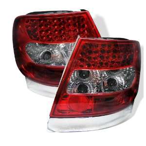  1996 2001 Audi A4 SR LED Red Clear Tail Lights: Automotive