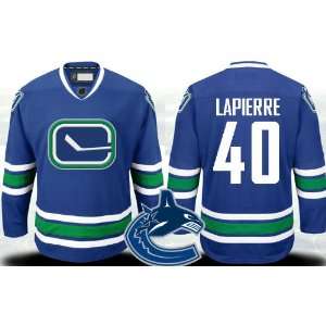   NHL Jerseys Maxim Lapierre Third Blue Hockey Jersey: Sports & Outdoors