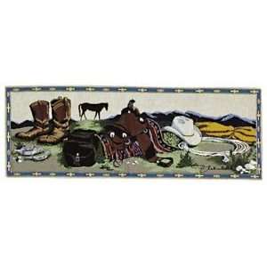  TAPESTRY TABLERUNNER SIMPLY HOME COWBOY GEAR