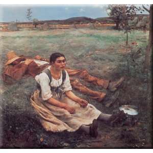   30x28 Streched Canvas Art by Lepage, Jules Bastien