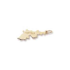  Tortola Charm in Yellow Gold Jewelry