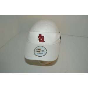   St Louis Cardinals Womens White Sun Visor Hat: Sports & Outdoors