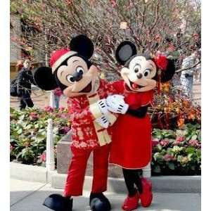   Mouse Minnie Mouse Chinese style Costume Mascot Costumes  B: Toys