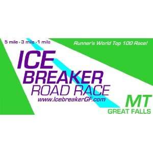  3x6 Vinyl Banner   Ice Breaker Road Race 