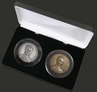 1929 Lt Governor Quebec Carroll Silver & Bronze Medal  