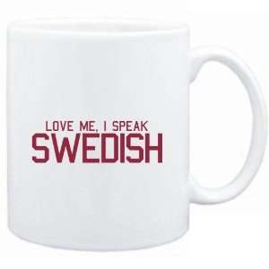   : Mug White  LOVE ME, I SPEAK Swedish  Languages: Sports & Outdoors