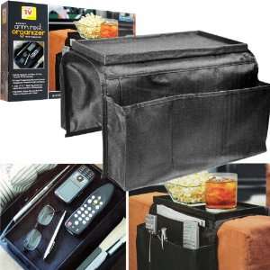    Trademark 6 Pocket Arm Rest Organizer w/ Table Top 