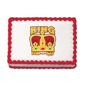 Lucks Edible Image King For A Day, 12 pk  Grocery 
