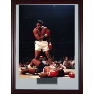  Muhammad Ali over Liston 8X10 Framed