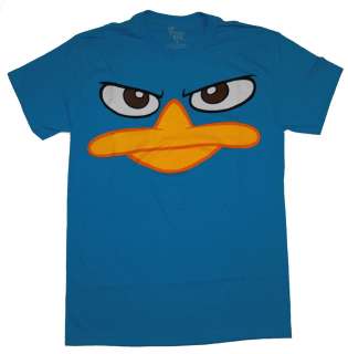 Phineas and Ferb Perry Platypus Face Cartoon T Shirt Tee  