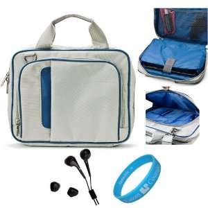  Silver and Blue Durable Pinn Messenger Carrying Bag with 