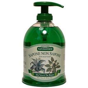 Naturaverde Non Soap Soap Aloe Vera & White Tea Liquid Soap From Italy