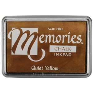  Memories Chalk Ink Pad Quiet Yellow