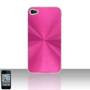  Hot Pink Aluminum Metal Snap on Hard Shell Protector Cover 